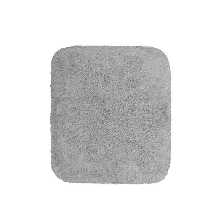 Tapis de bain doux gris clair coton 55x65-Ole