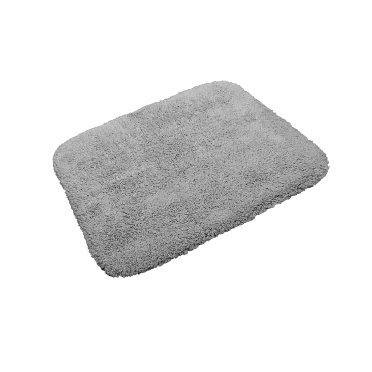 Tapis de bain doux gris clair coton 55x65-Ole cropped-4