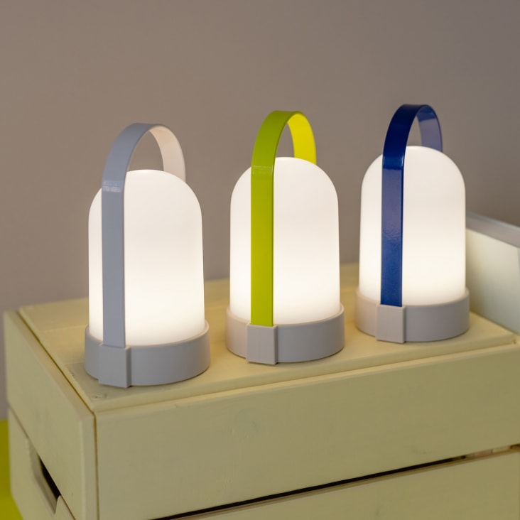 Trio de lampes nomades uri moderne polypropylène multicolore-Uri cropped-2