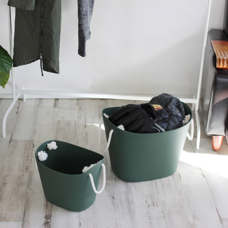 Hachiman - Panier De Rangement 38 Litres Balcolore Bleu Marine