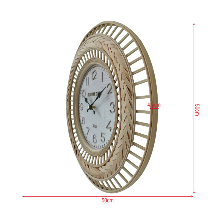 Reloj Madera Cocina Regalo Original 50cm