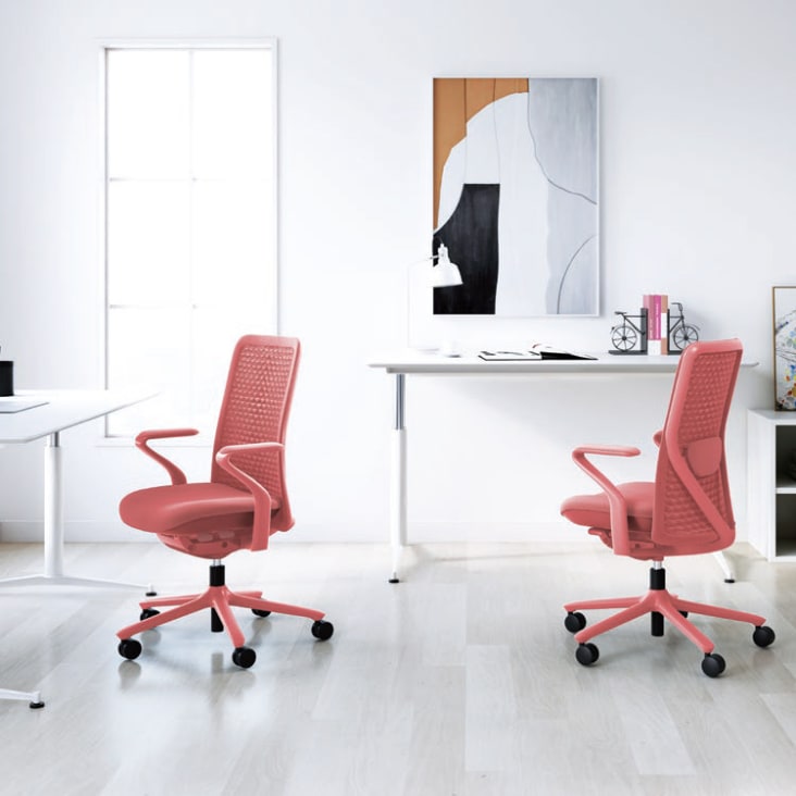 Chaise de bureau design gris anthracite pour bureau