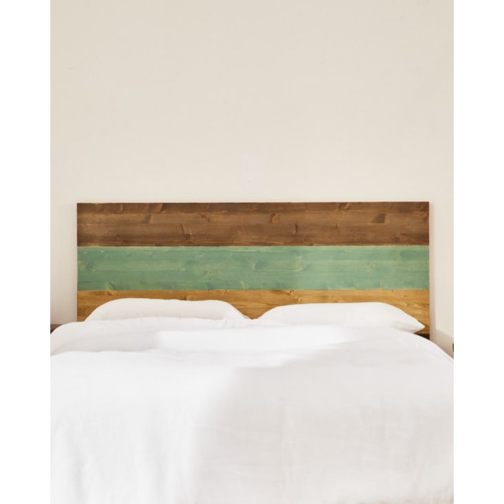 Fuera ala cartucho Cabecero de cama de madera multicolor para cama de 180 cm NALA | Maisons du  Monde