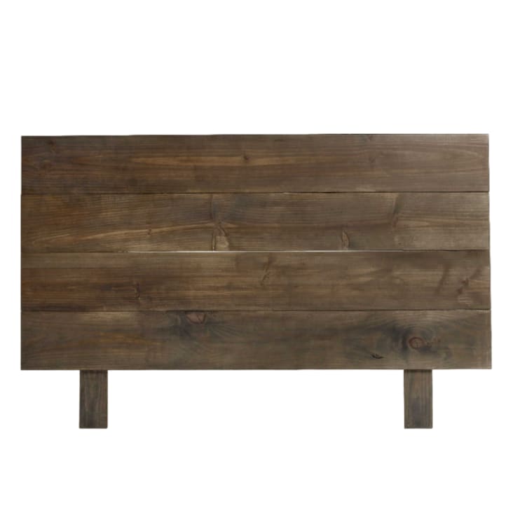 Testiera Letto In Legno Riciclato Stile Pallet - Orizzontale, Quercia, 160x46cm, Con Ferramenta - Foto 9