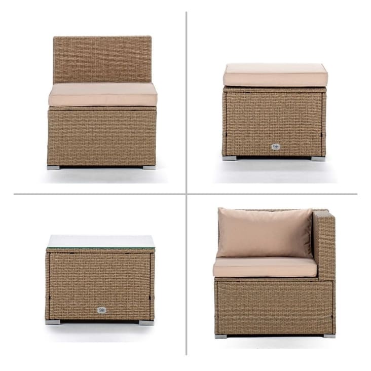 Copridivano Impermeabile Per Divano Angolare | Forma A V | Tessuto Oxford 210D | 215 Cm - Foto 13