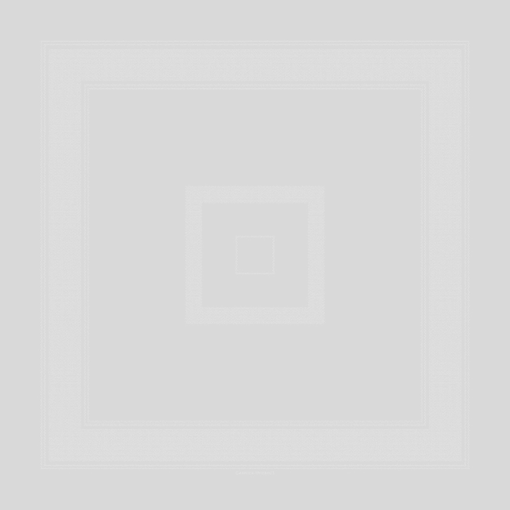Nappe carrée antitache déperlant pur coton gris 174x174 cm Fontainebleau  gris