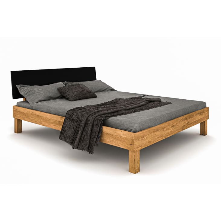 Lit Bois Massif 160x200 Maison Du Monde