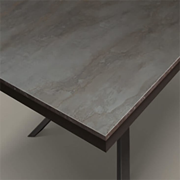 Tavolo rotondo allungabile classico 120 cm - Bianco e Argento