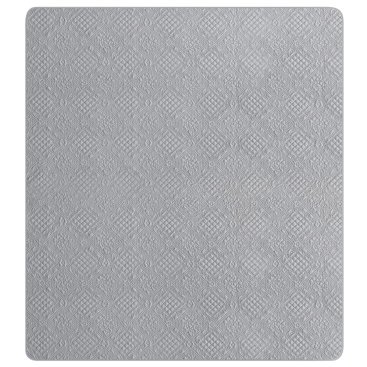 Tagesdecke Polyester, grau 220x160cm-Alamut cropped-3
