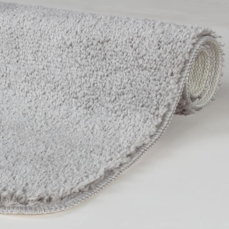 Alfombra de baño rizo de algodón gris – Decoclico