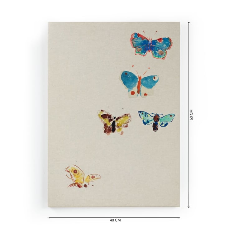 Mensole da parete a farfalla rosa e talpa (x2) Butterfly