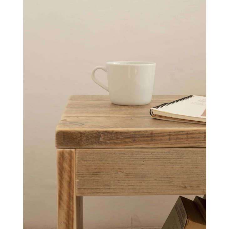 Table de chevet en bois de couleur beige-Stella cropped-5