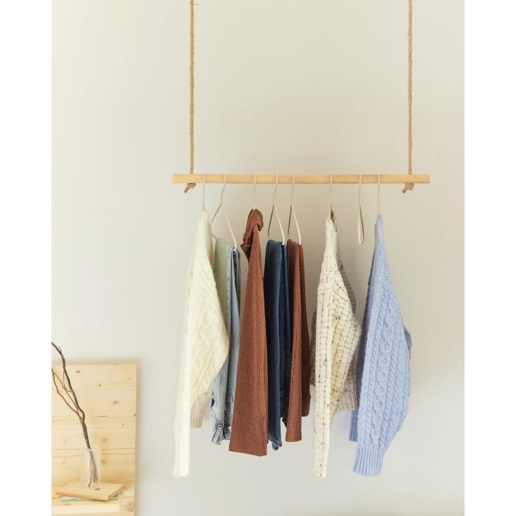 Appendiabiti Da Parete Doppio Croydex – Beige, Porta Strofinacci E Panni, Design Resistente, Facile Da Pulire