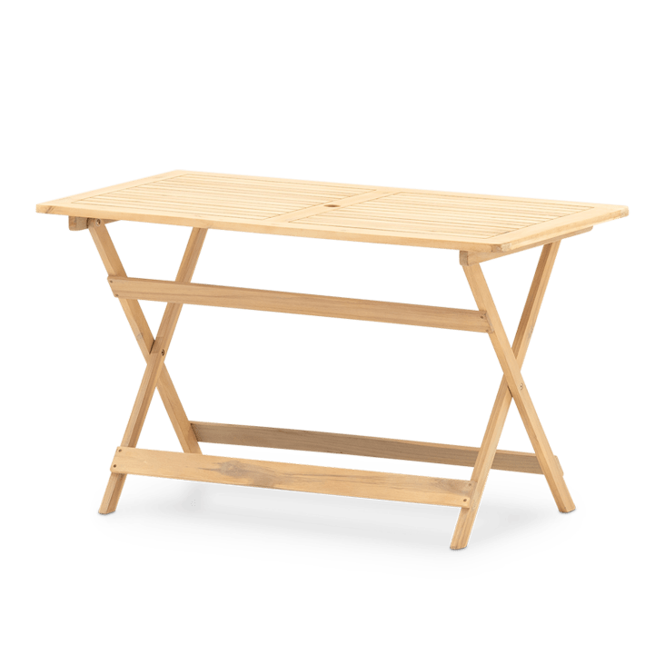 Tavolo Da Picnic 2 In 1 Pieghevole In Legno – Convertibile In Cesto Portavino, Portatile Per Spiaggia, Campeggio E Feste, Colore Naturale