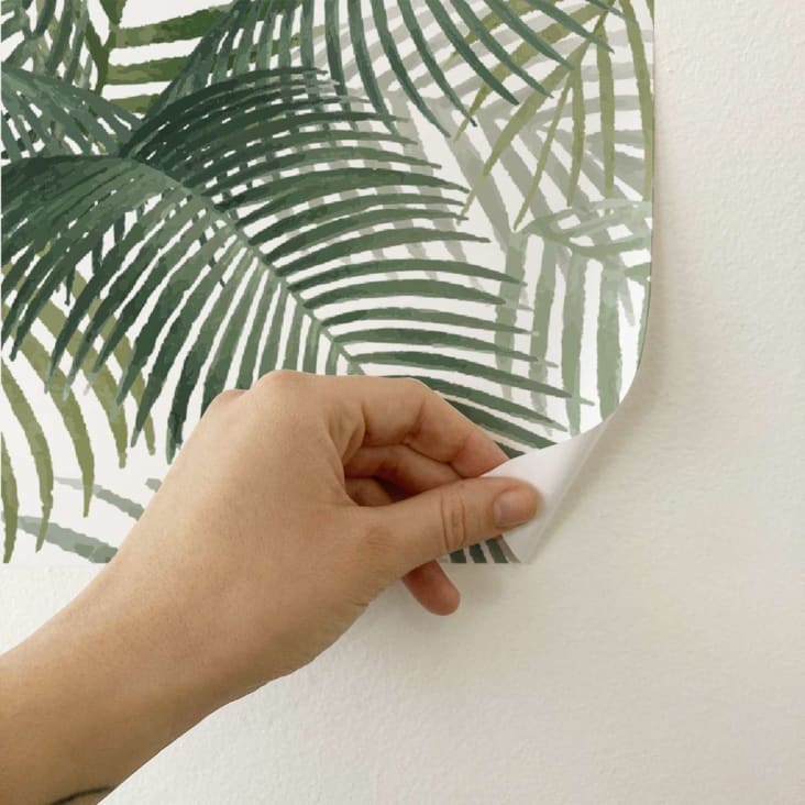 Papier peint vinyle adhésif tropicale sable 50x300 cm