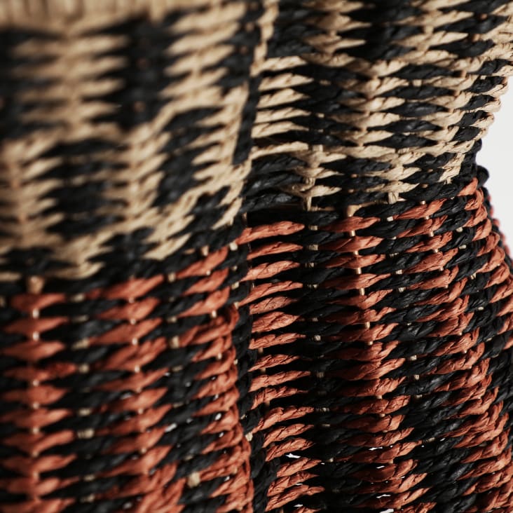 Lustre en fibre marronle noir-JELIE cropped-3