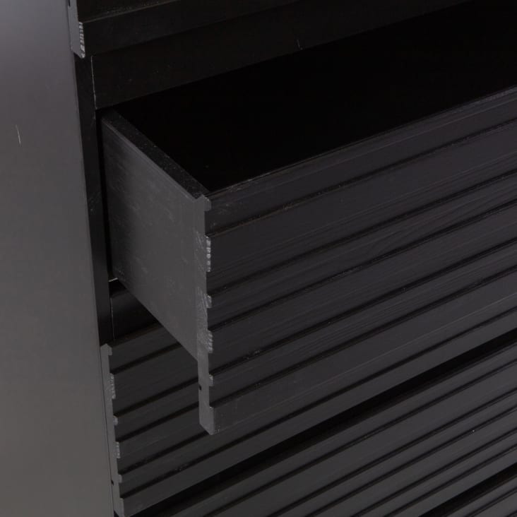 Cabinet en bois noir-Jente cropped-5