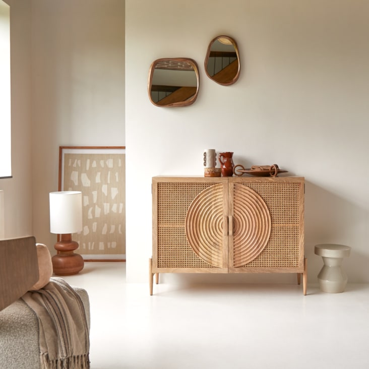 Maison du monde store rattan sideboard