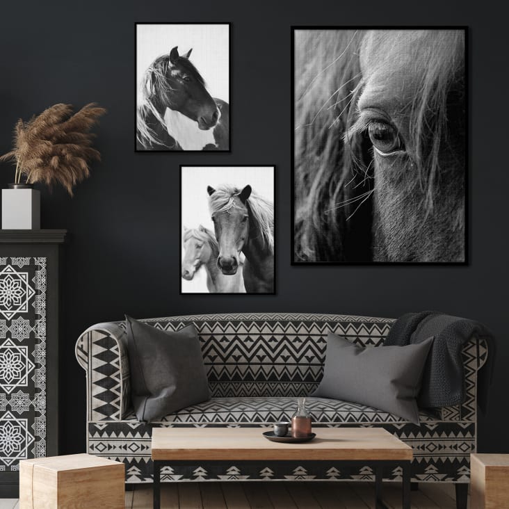 Galería de cuadros con marco negro - Animales DÉCORATION MURALE