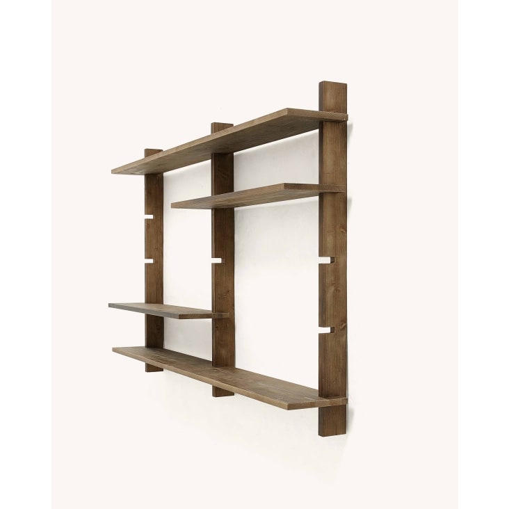 Vaisselier Moderne Conforama Marron Clair – Portes Vitrées Et Tiroirs