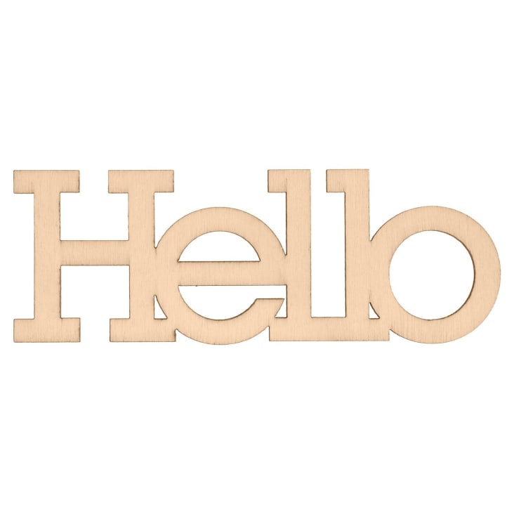 Mot en bois 'Hello' | Maisons du Monde