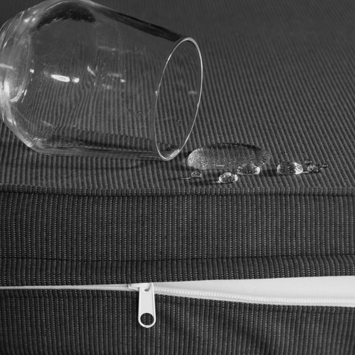 Mesa de bar de ratán con 2 sillas resistente a la intemperie natural