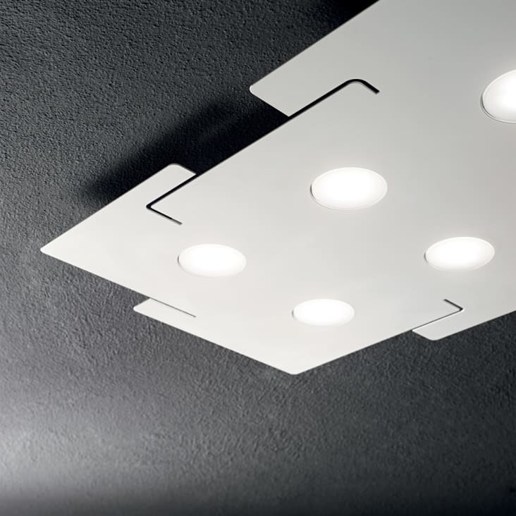 PLAFONIERA LED RETTANGOLARE CON RETROILLUMINAZIONE 58CM 22W 3000LM BIANCO