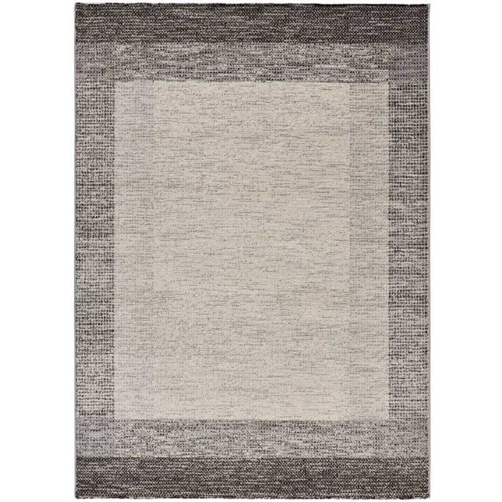 Tapis géométrique gris, 190X280 cm-DELTA