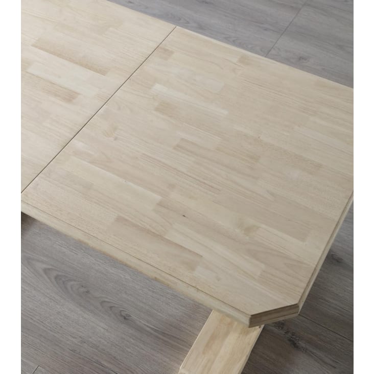 Mesa de comedor extensible 120 - 180 cms madera colonial Conor