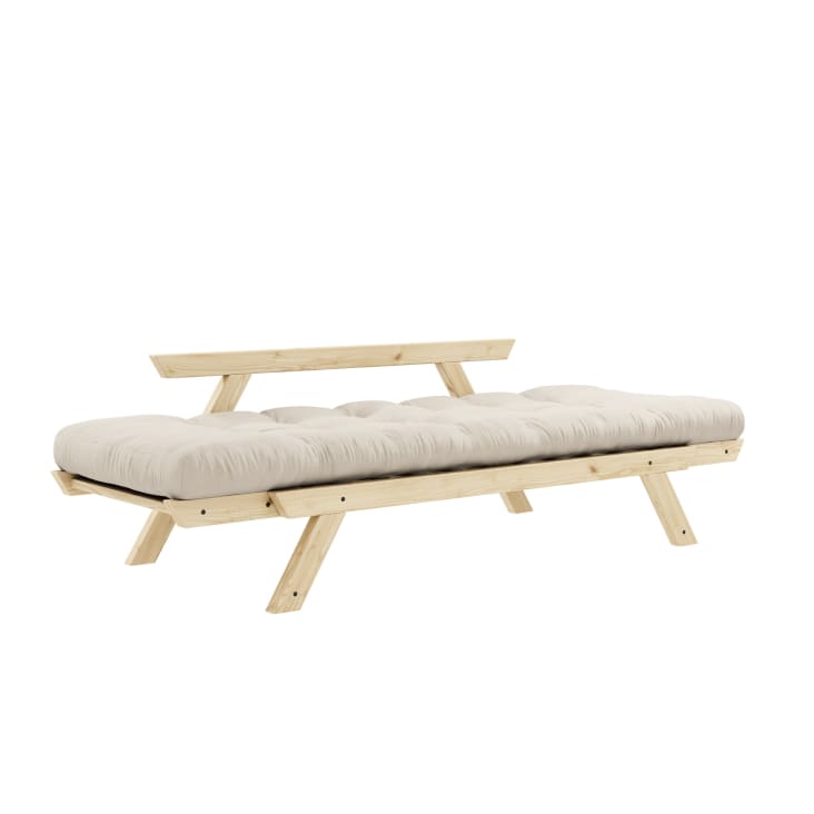 Banquette futon en pin avec coussins cropped-4