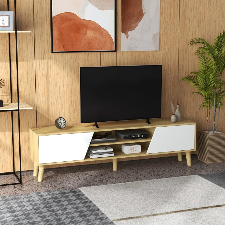 Mueble de tv 150 x 30 x 42 cm color madera