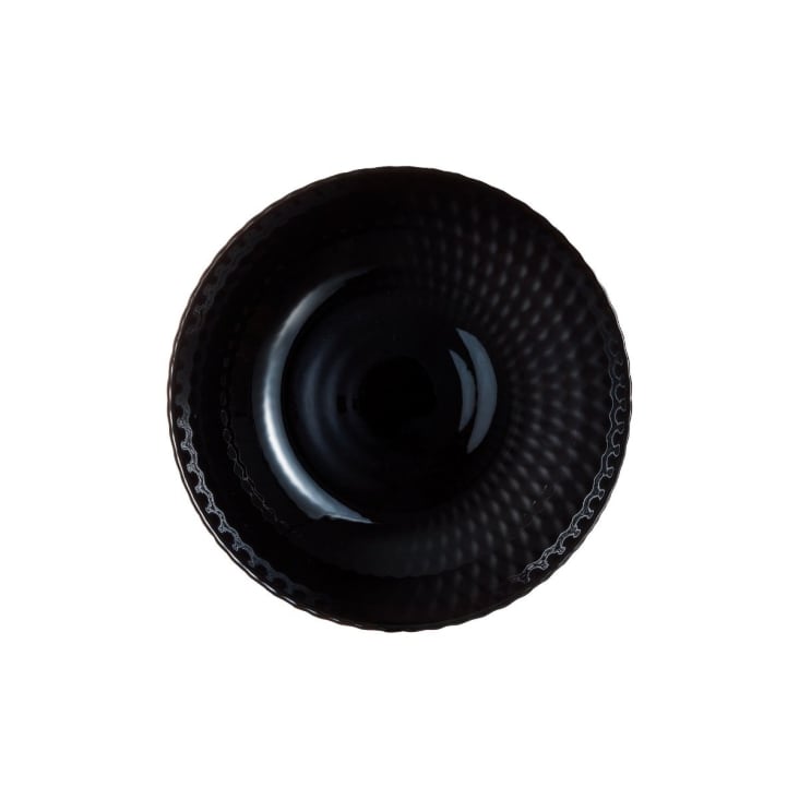 Assiette Creuse Noire En Grès Avec Inscription Humoristique – 20 Cm, Micro-ondes Et Lave-vaisselle