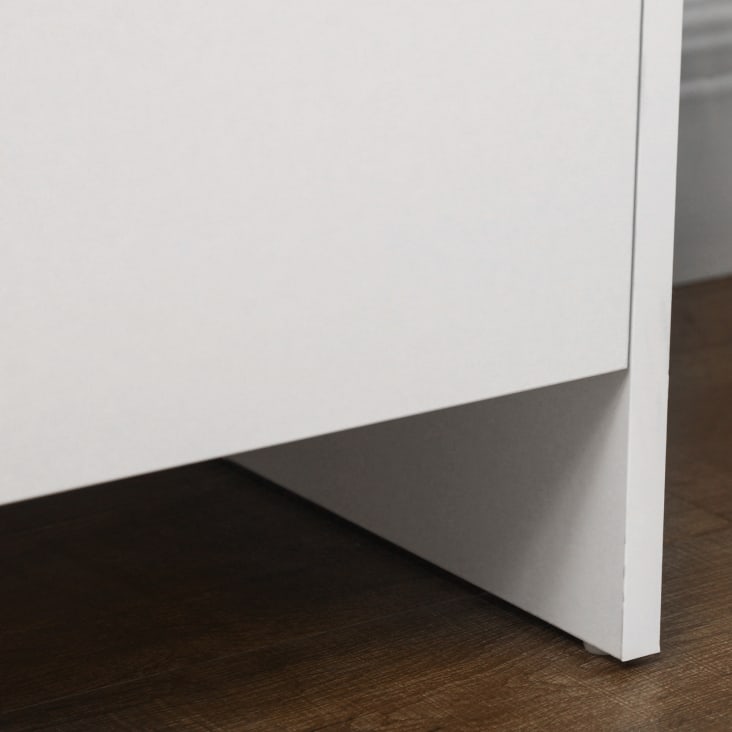 Mueble zapatero 80 x 32 x 180 cm color blanco