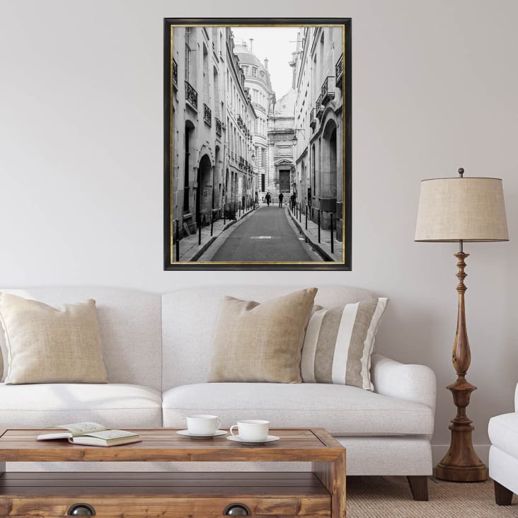 Art-Poster - Lisbon Portugal - Studio Inception - avec cadre noir 50 x 70  cm