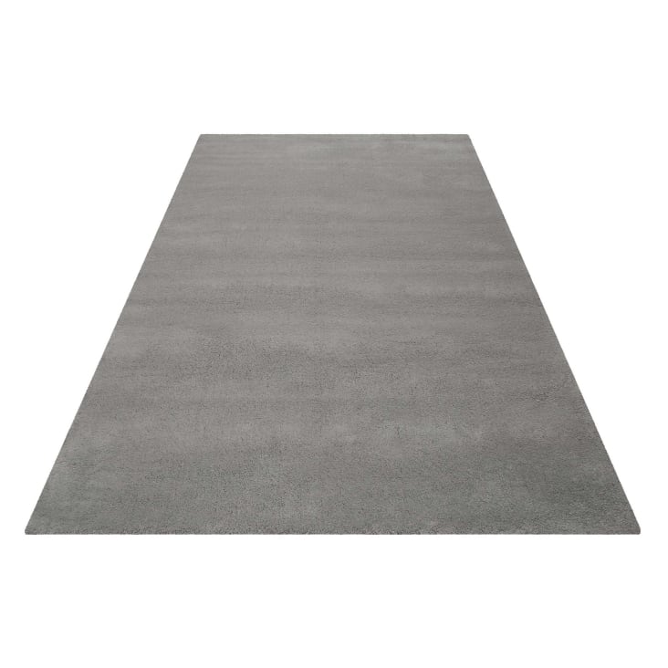 Tappeto a pelo corto in pura lana vergine color grigio chiaro 90x160  Greenwood rug