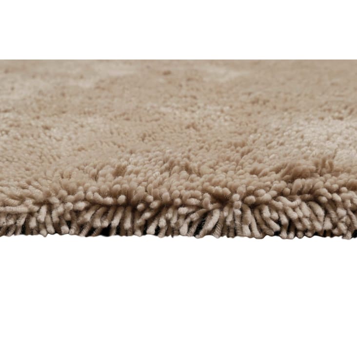 Tappeto confortevole e morbido in lana, pelo lungo crema 90x160 Seattle shag