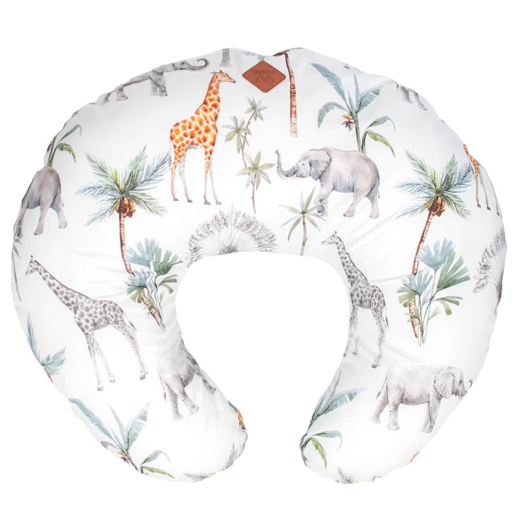 Coussin D'allaitement En Forme De Lune - Housse Coton Et Velours Lavable, Rembourrage Silicone Ergonomique - 13