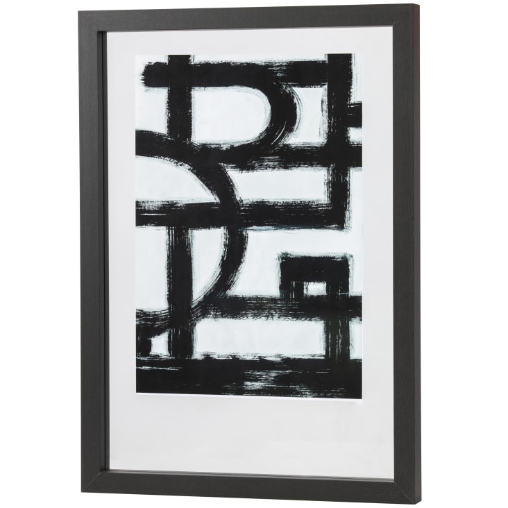 Grand cadre noir pour photo 50x70 jusqu'à 60x90 cm : Cadre pouvant