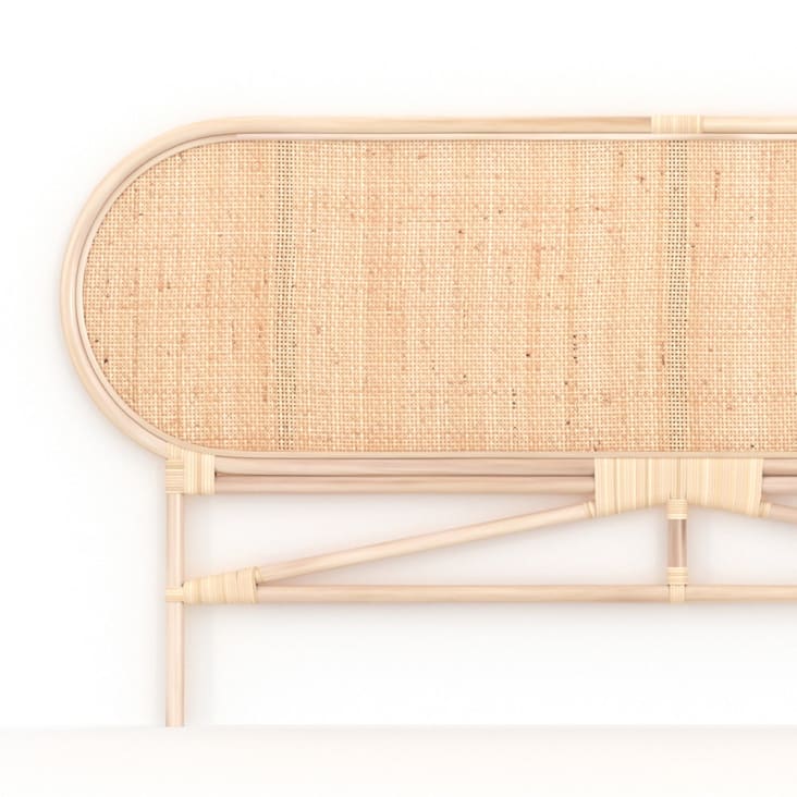 Sweeek Rattan Kopfteil Tomia - Bohème Kopfteil Aus Naturmaterial 140/160cm