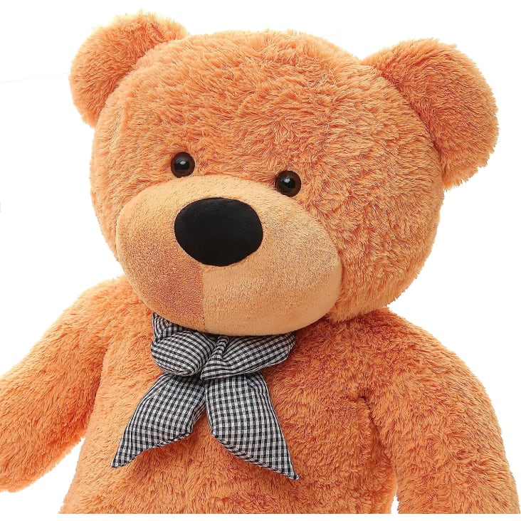Peluche Grand Ours XXL Nounours Geant en Peluche Marron Clair 180cm