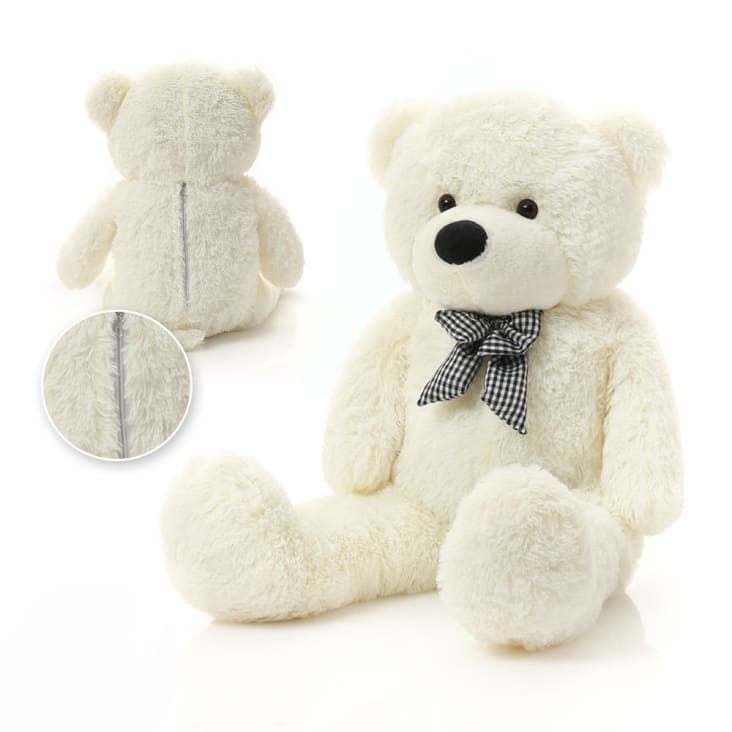 Ours en peluche XXL - 180 cm - Love you forever white