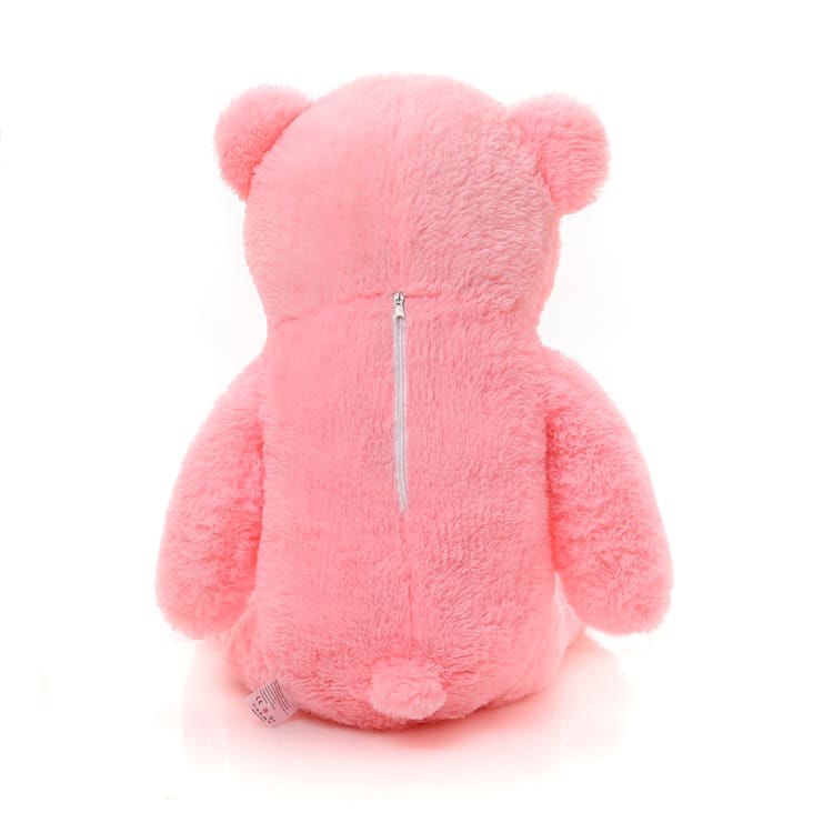 Peluche Grand Ours XXL Nounours Geant en Peluche Rose 80cm