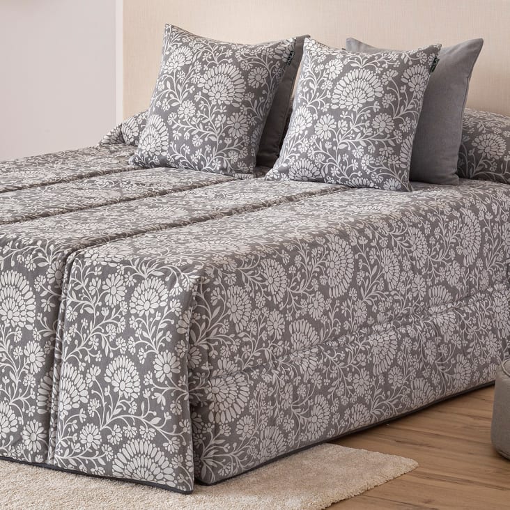 Edredón confort acolchado 200 gr jacquard azul cama 90 (190x265 cm) BICIS