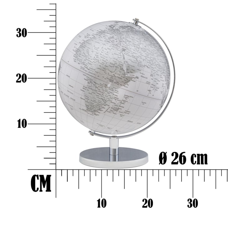 Mappamondo vintage diametro 15 centimetri