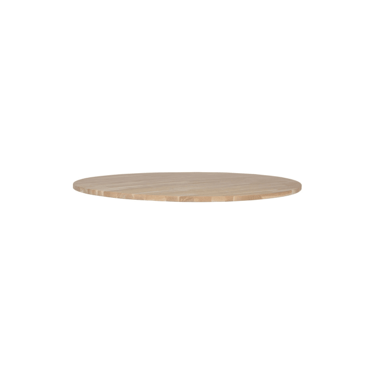 Tablero de mesa redondo en madera beige Tablo