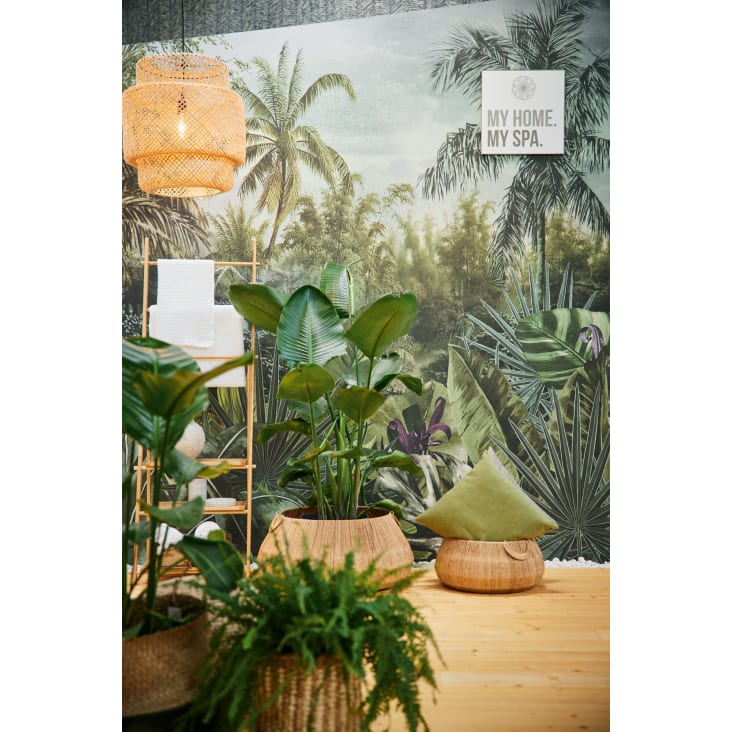 Dschungeltapete, grün, 10,05 m x 0,53 m MY HOME MY SPA | Maisons du Monde