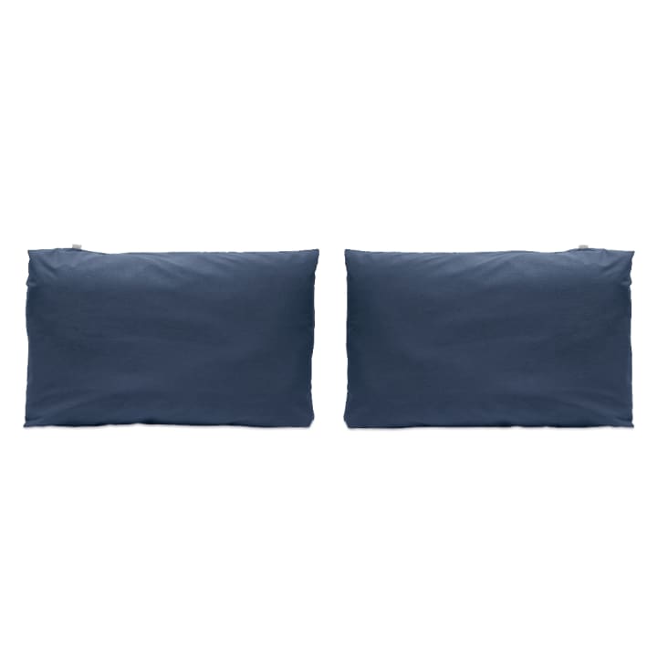 2 fundas de almohada de algodón 50x75 cm azul CASUAL TO
