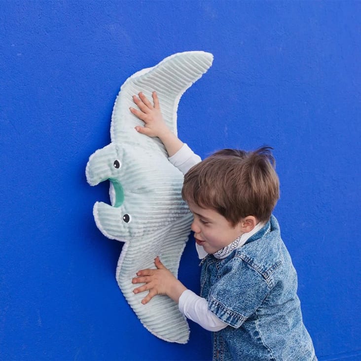 Peluche Baleine Gravillou maman et son Bébé bleu - Les Ptipotos – Deglingos