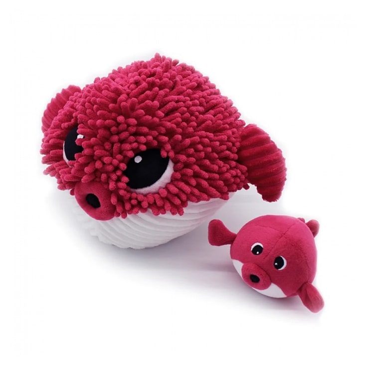 Peluche poisson rouge store