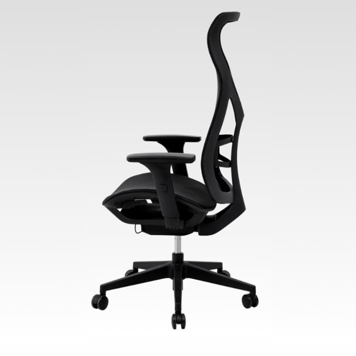 Chaise de bureau ergonomique - résille noire